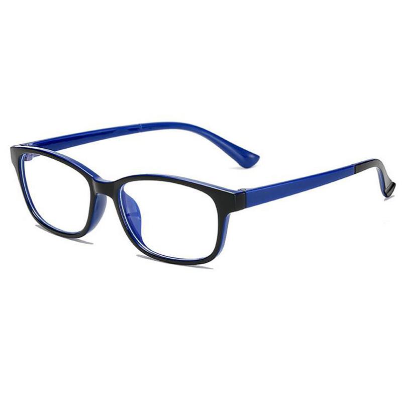 Square Nearsighted Glasses Sun Gray Prescription Eyeglasses 0 To -6.0  Blue Light Glasses Fashion Plastic Black Gray Frame
