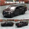Ford F150 SVT Raptor 2018 Пикап Симулятор Литье под давлением и Игрушечные Транспортные Средства Машинка с инерционным механизмом и открывающимися дверями RMZ city 1:36 Коллекционных Моделей из Сплава