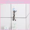 Modern Minimalist Adhesive Wall Hooks Plastic Damagefree Installation For Home Organization Storage Solutions 2 Pack