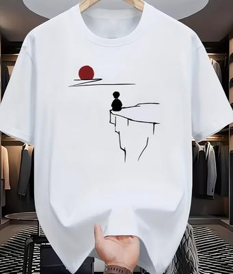 Unisex Loose Fit Tshirt Crew Neck Pure Cotton Placeunisext Casual Short Sleeve Comfortable For And Young Unisex Trendy Adult Tshirt