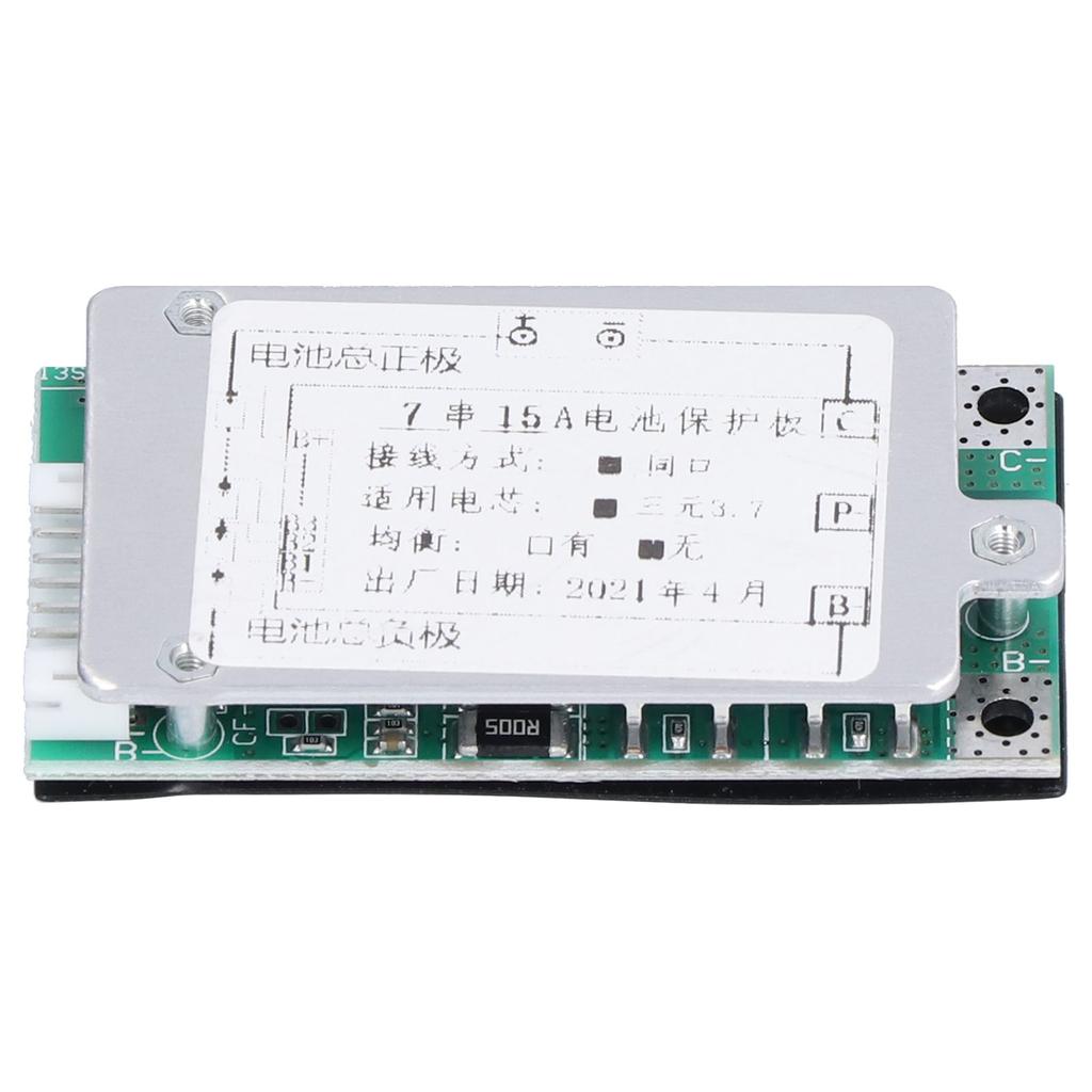 Плата защиты литиевой батареи 7S 15A Плата защиты аккумуляторных элементов для электровелосипеда, самоката
