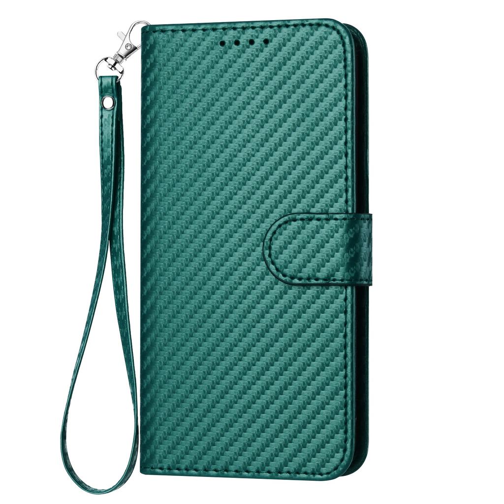 Imitating Carbon Fiber Patterns, PU Leather Wallet Card Bag Phone Case For Huaiwei P20,P30,P40,P50,Honor 50,Honor 60,Honor 70,Honor 90,X6,X7,X8...