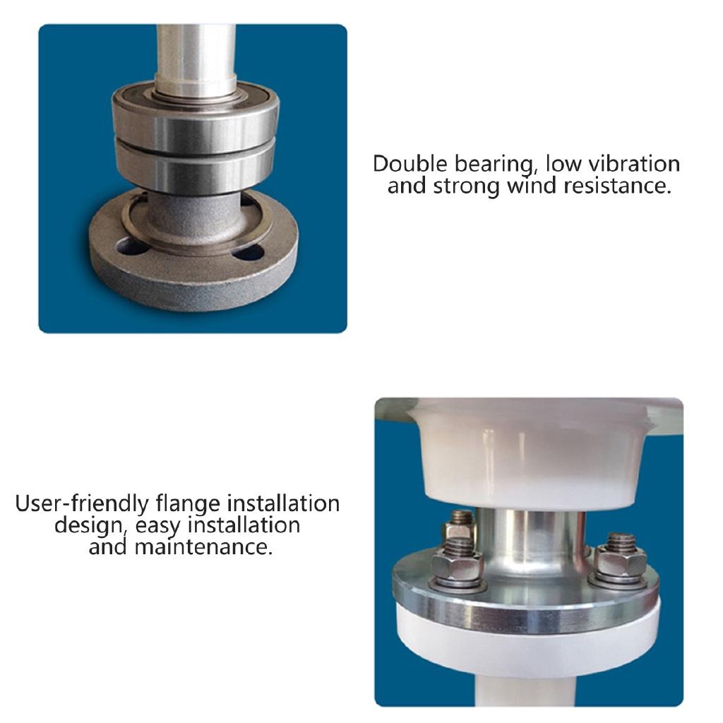 Ветрогенератор с вертикальной осью 2000 Вт, фонарь, 5 лопастей, комплект двигателя, для дома, гибридный, уличный фонарь, электромагнитный, 12/24 В