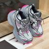 Fashionable and Comfortable Pop Shoes Female Hundred with Breathable Thick Bottom Height Increase Casual Sports Shoes