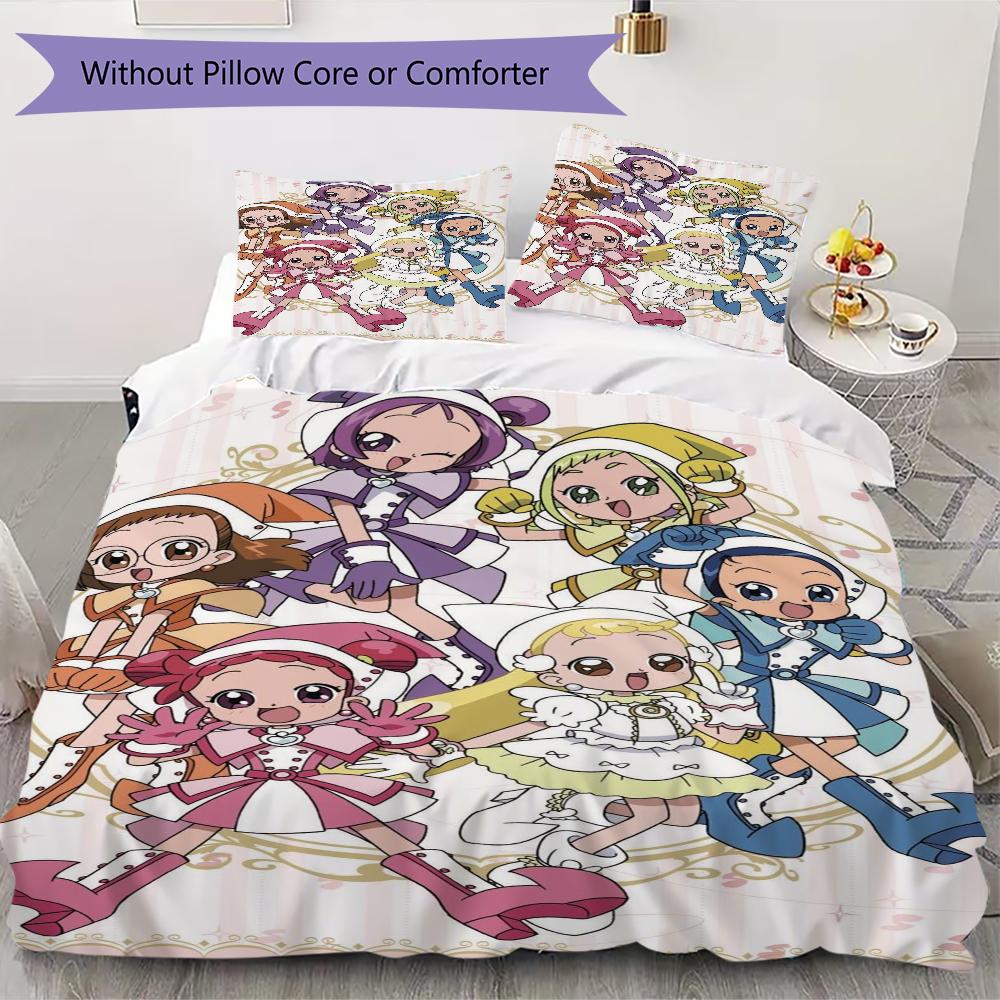 Magical DoReMi Pattern Bedding,Quilt Set Quilt Cover Pillowcase Home Birthday Gift(1 * duvet cover + 2 * pillowcase, without core)_lx