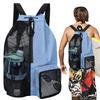Mesh Drawstring Backpack Mesh Swim Bag Lightweight Swimming Sports Bag Waterproof Adjustable Strap for School Beach Holidays