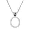 Серебряное колье с фианитами, вес изделия 6,13 гр (2160151)