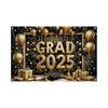 Graduation Banner Background Hanging Flag Congratulations Graduation Party Decoration