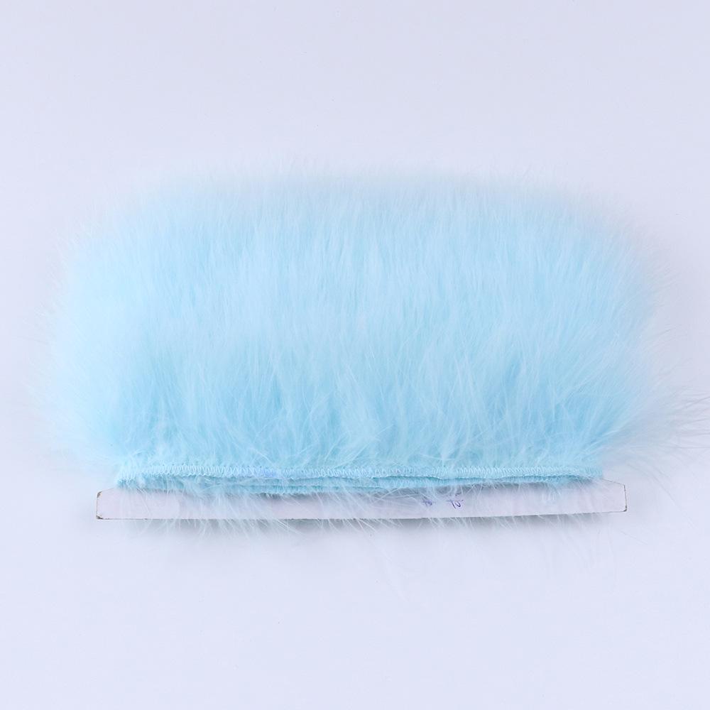 5-7Cm Bone-Cut Full Flannel Edge Stage Clothing Material Turkey Fluff Skirt Barbie Diy