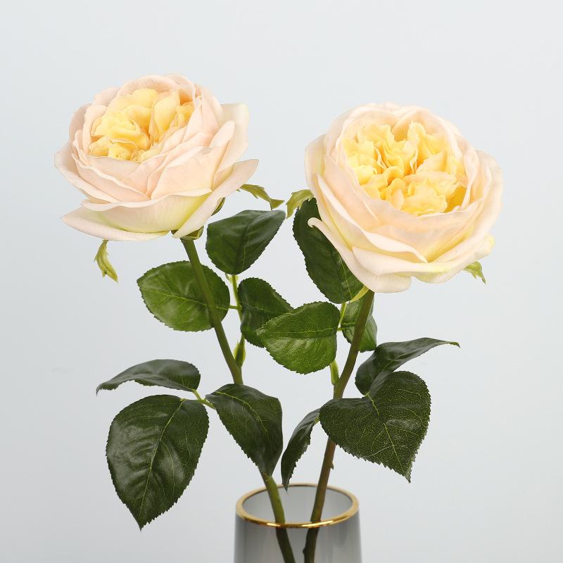 Simulation rose fake flower ornament home decoration feel rose simulation flower