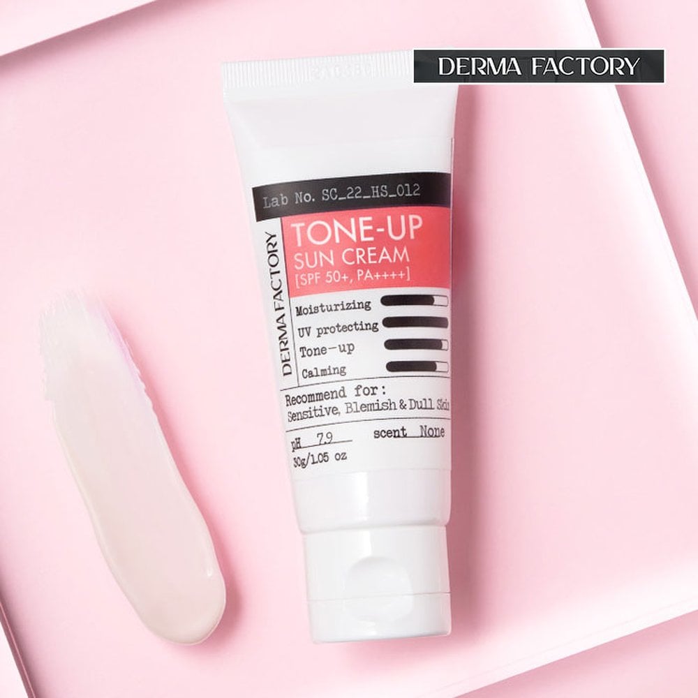 [DERMA FACTORY] Vegan Certified Inorganic Self-driving Tone-Up Sun Cream 30g SPF50+, PA++++