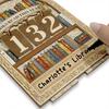Деревянный счетчик прочитанных книг за год, трекер годовой цели чтения с цифрами, украшение для книжной полки, для книголюбов, книгочеев