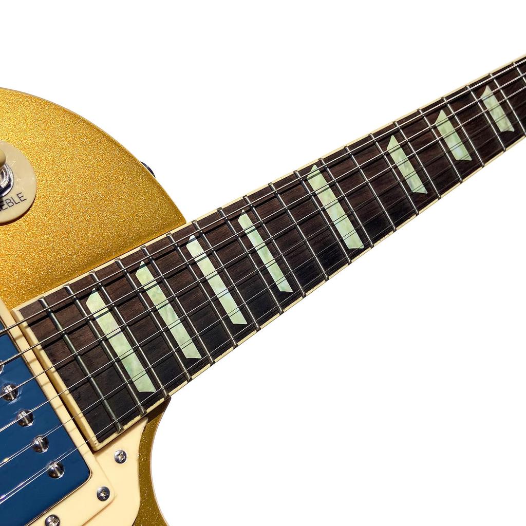 Jockomo Mountain Block White Inlay Sticker for Guitar (Aged Pearl)