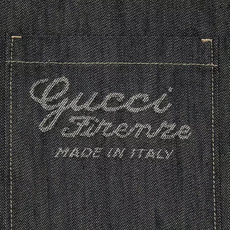 Gucci Джинсовая рубашка с жаккардовым узором Мужская Темно-синяя 782396-XDCWP-4759