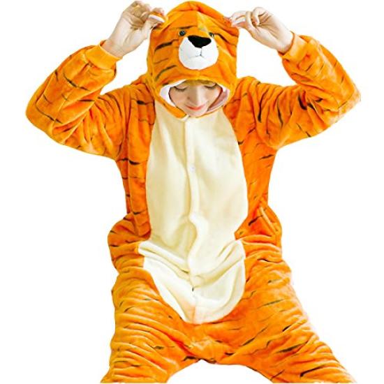 Tiger Animal Kigurumi Cosplay Costume Kigurumi, Kigurumi, Pajamas, (M (161cm-170cm))