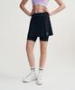 SERGIO TACCHINI W Леггинсы-юбка из козьей кожи (черный)