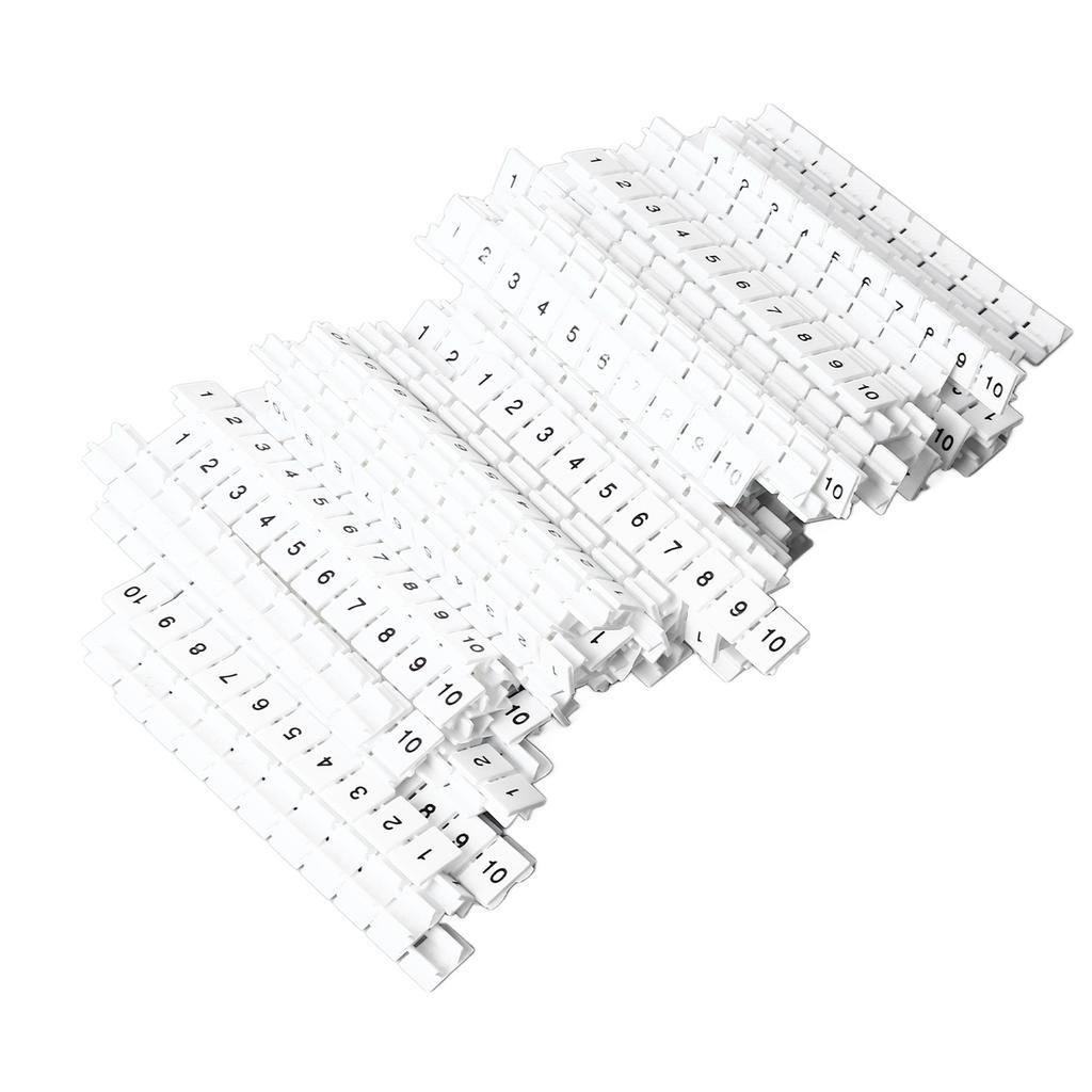 100 шт. Клеммная Маркерная Лента Блоки Этикетки Маркировочные Бирки Маркерная Панель Термостойкий Нейлон