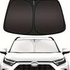 Universal Aluminum Foil Car Windshield Sunshade, Heat Insulation Front Window Cover