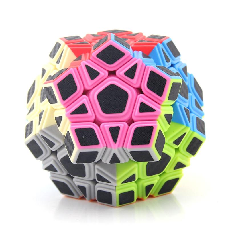 Moyu Mofangjiaoshi 3x3 Meilong Megaminx Магический куб Карбоновые наклейки Додекаэдр Neo Speed Магический куб Поворотный Обучающая игрушка