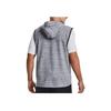 Under Armour Серия Curry с геометрическим узором и логотипом, повседневный свободный жилет без рукавов с капюшоном, мужские жилеты, серый цвет 1370270-011