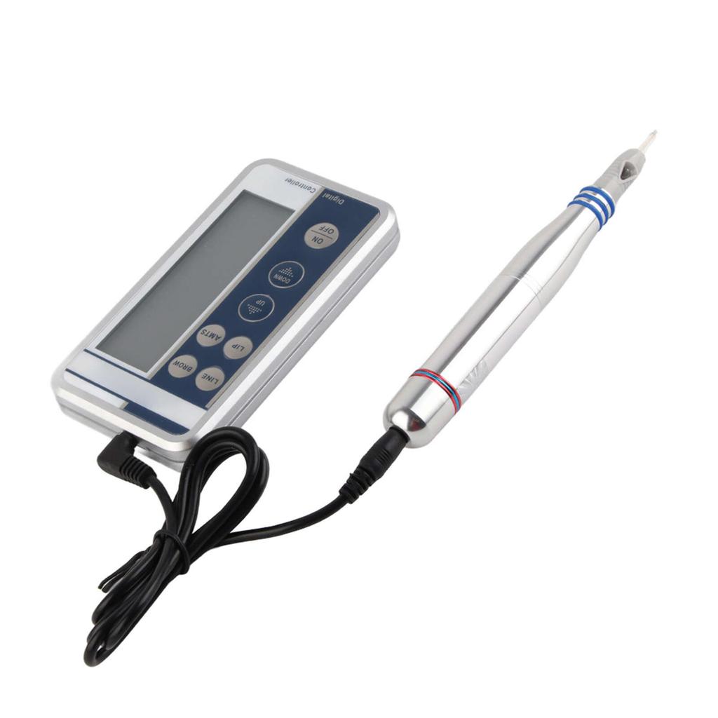 Цифровая машинка для перманентного макияжа, ручка для микроблейдинга, карандаш для бровей и губ с иглами для картриджа