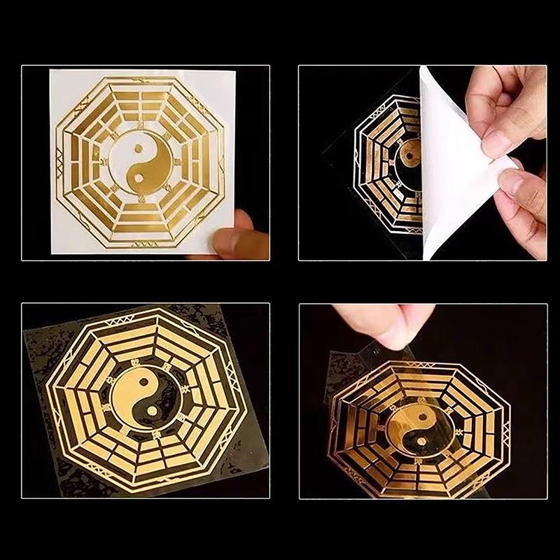 Буддизм Национальные Традиционные Перевалочные Счастливые Богатства Культура Символ Наклейки Мобильные Телефоны Металлические Наклейки