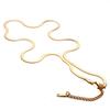 Titanium Steel Basic Necklace Gold Chain Flat Snake Chain Sweet Often Accessories Women'S Collarbone Chain Neck Chain