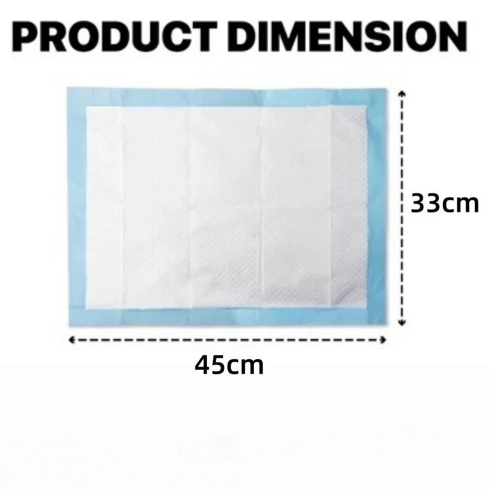 100pc Portable Super Absorbent Pet Diaper Non Woven Fabric Dog Training Pee Pads Disposable Nappy Mat Practical Cat Dog Supplies