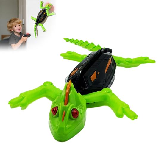 Electric Remote Control Gecko Toy Rechargeable RC Wall Crawler Lizard Robot Toddlers Educational Wall Climbing Gecko Toy