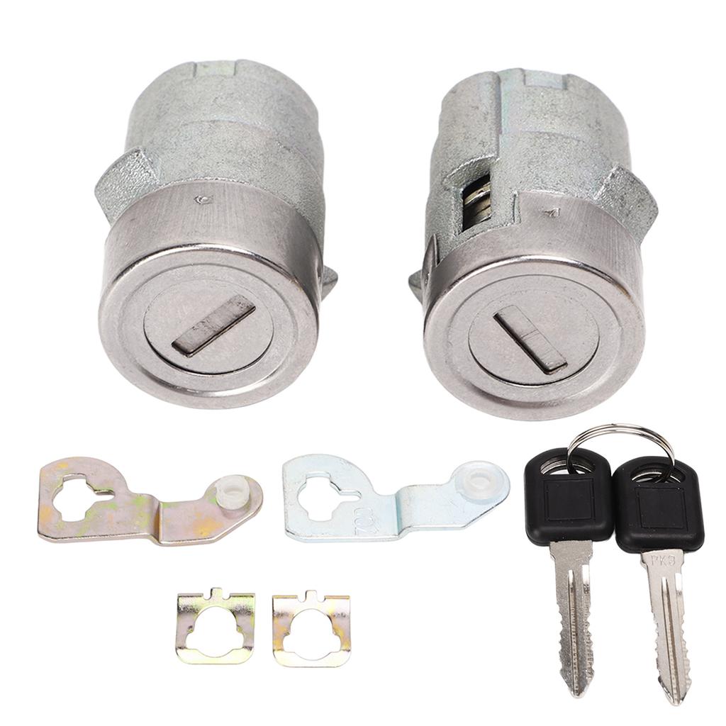 Front Door Lock Cylinder Kit 15298924 Left Right Lock Cylinder Barrel Set for Escalade ESV EXT SUT