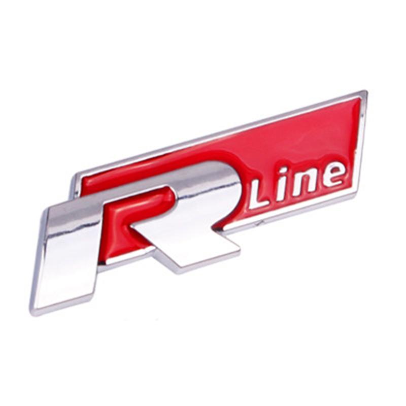 JPO1 3D Metal Car Grilles Emblem Auto Trunk Fender Mark Label Stickers For VW GTI Polo Golf Passat Tiguan Arteon Touareg CC Taigo GTE