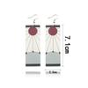 Acrylic Tanjiro Earrings Demon Slayer Earrings Anime Cosplay Props Girls Jewelry