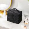 Large Capacity Travel Cosmetic Bag Transparent Mesh Toiletry Bag Portable Makeup Case  Women's