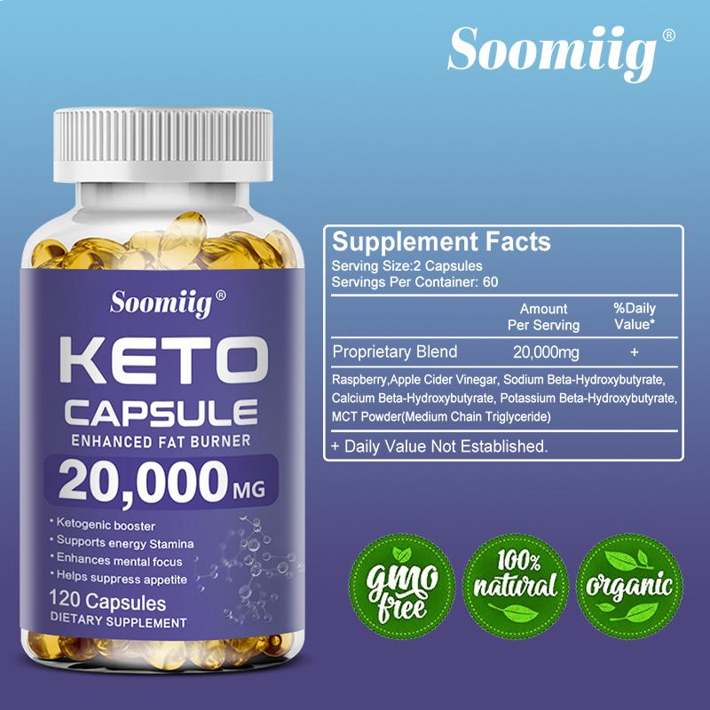 Keto Diet Pills Extrem Fat Burners Strong Fast Weight Loss Slimming 120 Capsules