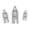 3 Pcs House with Window Candle Mould Handmade Houses Silicone Mold Epoxy Resin Mould DIY Scented Candle Making Molds