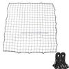 1 шт. 100x100 см Сетка для отскока для вратаря, футбольная сетка для отскока, 20 эластичных шнуров, сетка для практики футбола, мишень, сетка для отскока, тренировка