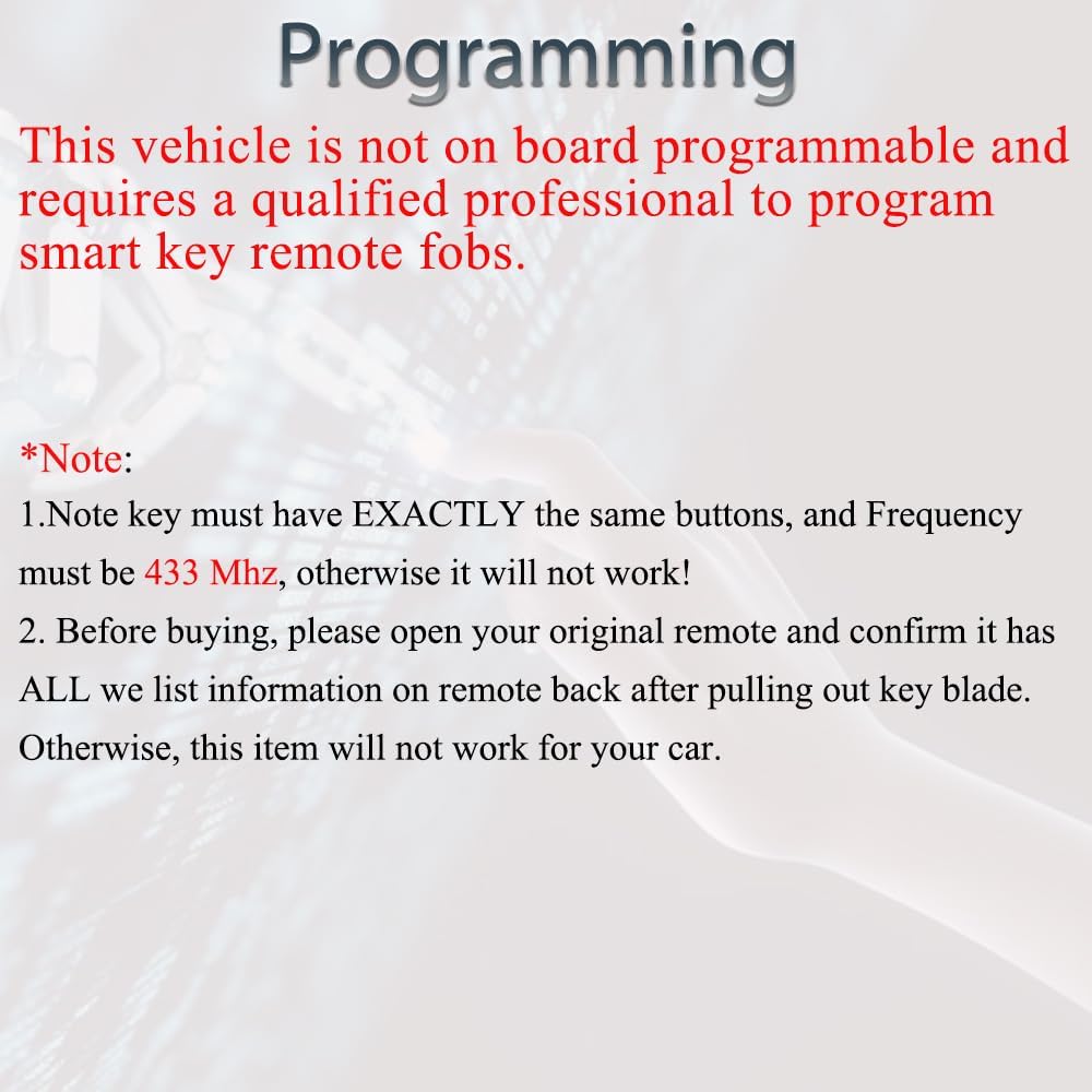 Брелок Бесключевой Доступ Подходит для Nissan Altima Versa Sentra - Дистанционное Управление Кнопка СТАРТА Замена Ключа 5 Кнопок FCC: KR5TXN4, № детали 285E3-6CA6A