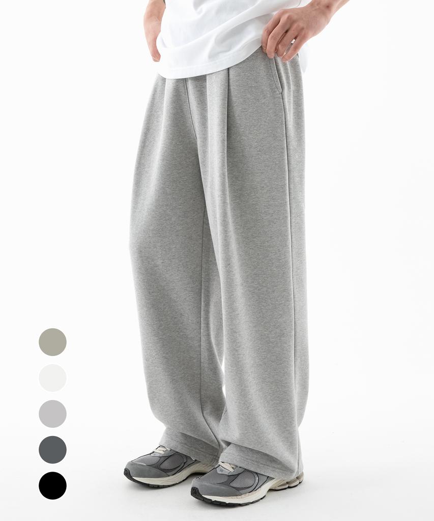 UNIONSTUDIO Single-Pleat Wide Sweatpants ( 4 Colors )