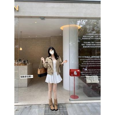 Версия из коровьей кожи~ Складки на двух парах ботинок, толстый каблук, ковбойские ботинки, пустынные ботинки, высокие эластичные ботинки, женские ботинки на наборном каблуке