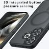 Чехол для Xiaomi Poco F6 Redmi Turbo 3, противоударный, магнитный, с ощущением кожи, матовая текстура, ТПУ-каркас, жесткий пластик, полупрозрачная крышка для телефона