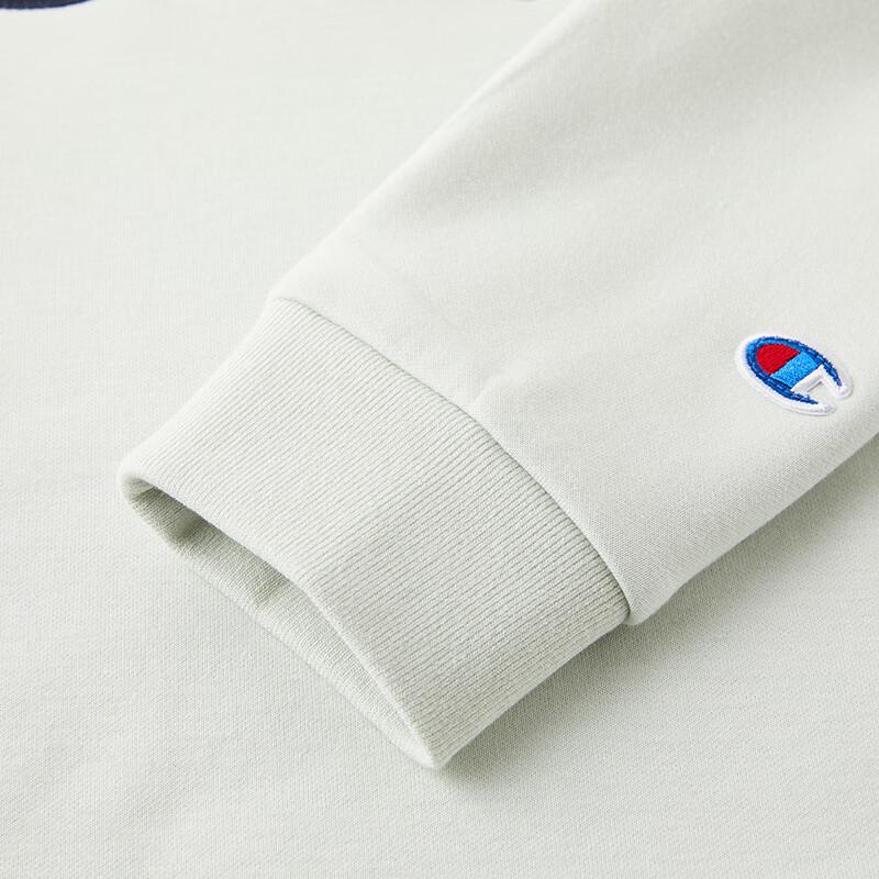 Champion Детская классическая флисовая толстовка с вышивкой логотипа и круглым вырезом