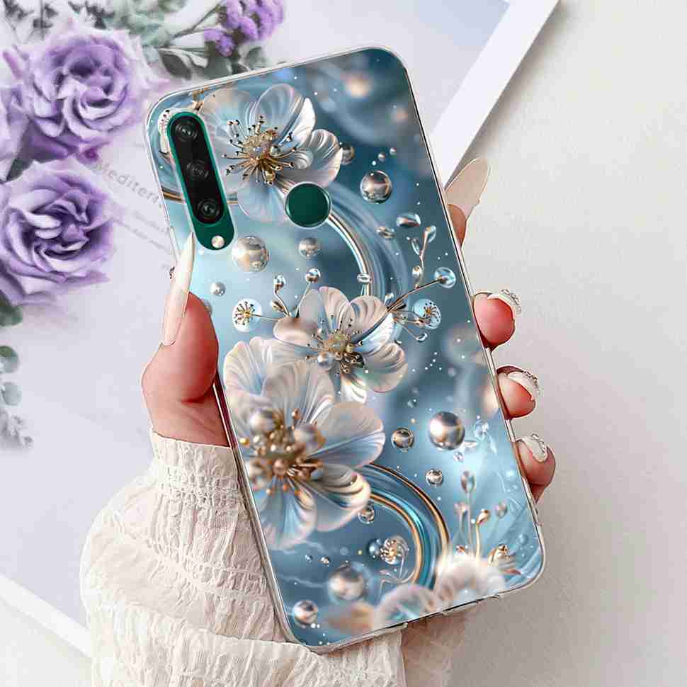For Huawei Y6p Case Popular Painted Cover Soft Silicone Phone Case For Huawei Y 6p Y6p Y 7p Y7p Back Cover Bumper