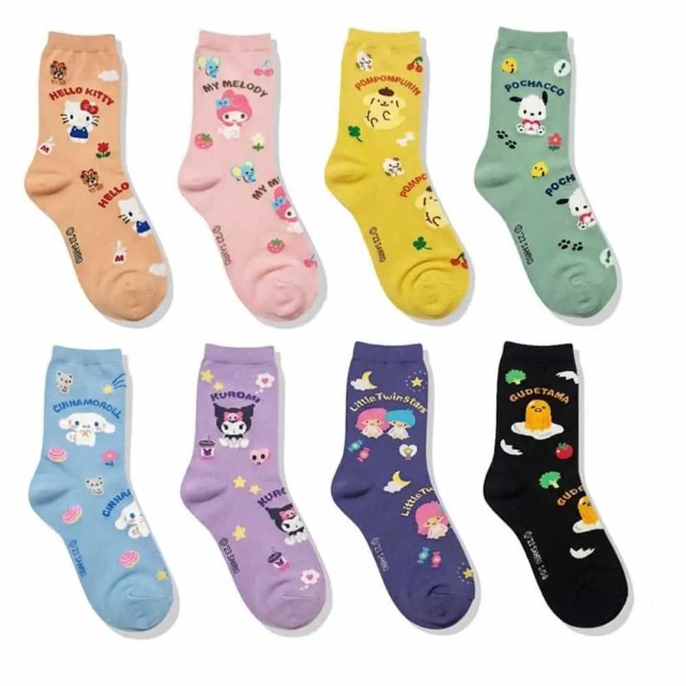 Sanrio Носки, носки с японским персонажем, носки Pochacco