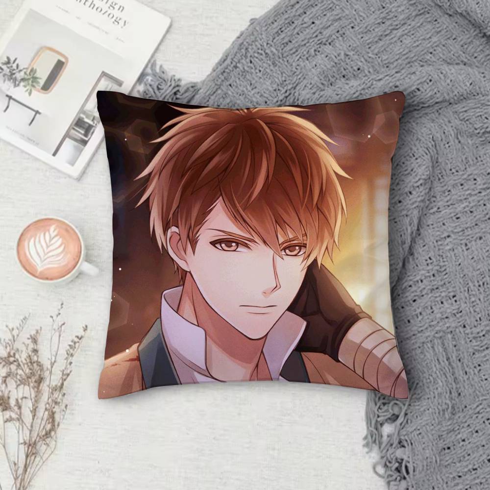 Ikemen Sengoku Романы сквозь время Двусторонняя квадратная наволочка Декоративная наволочка для дивана, спальни, прикроватной тумбочки