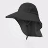 Quick Drying With Neck Flap Wide Brim Bucket Hat Summer Sun Cap Fisherman Hats Hat with Neck Cover