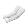 Adidas Compression Arm Sleeve Pack of ClimaCool Material Sizes Warmers, 2, (Breathable, Moisture-Wicking, Quick-Drying), White, L/XL (ADSL-13012WH)