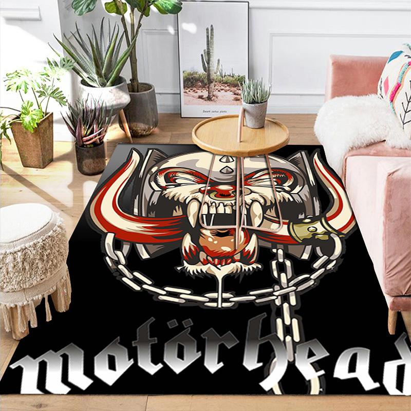 Skull and Chains Rug Floor Mat for Living Room or Bedroom Soft and Comfortable Carpet a Gift for Birthday and Holiday.ZFF0913291