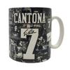 Manchester United FC Eric Cantona Player Photograph Ceramic 312ml Mug
