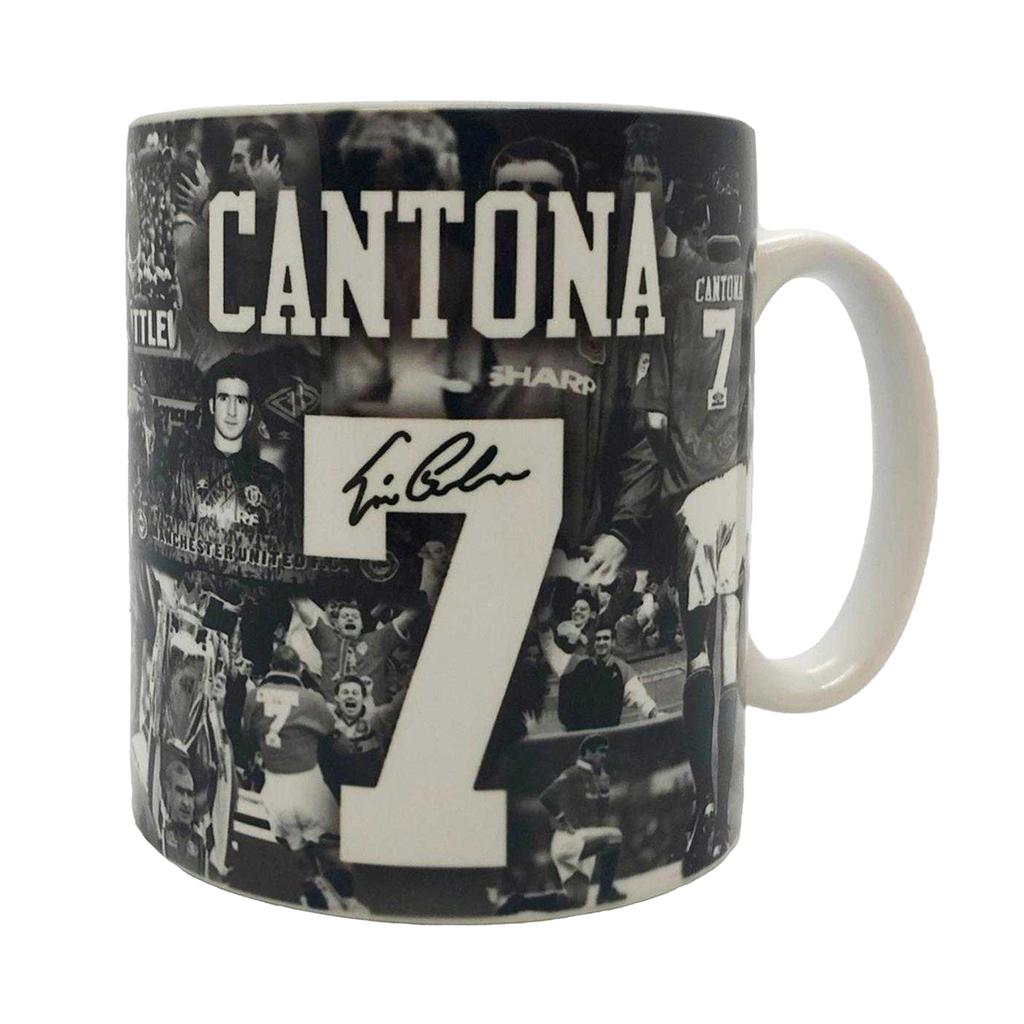 Manchester United FC Eric Cantona Player Photograph Ceramic 312ml Mug