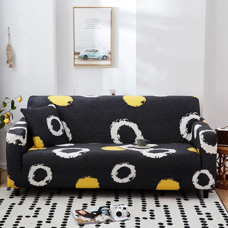 Стильный и мягкий эластичный чехол для дивана в гостиную Funda Couch Case с отличной эластичностью
